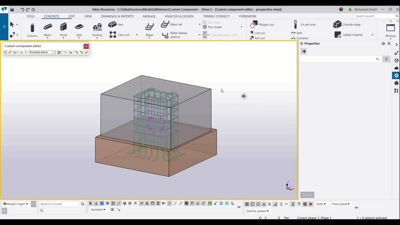 Intelligent Custom Components; your Shortcut to an Automated 3D Modeling