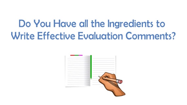 The Importance of Writing Effective Eval Comments