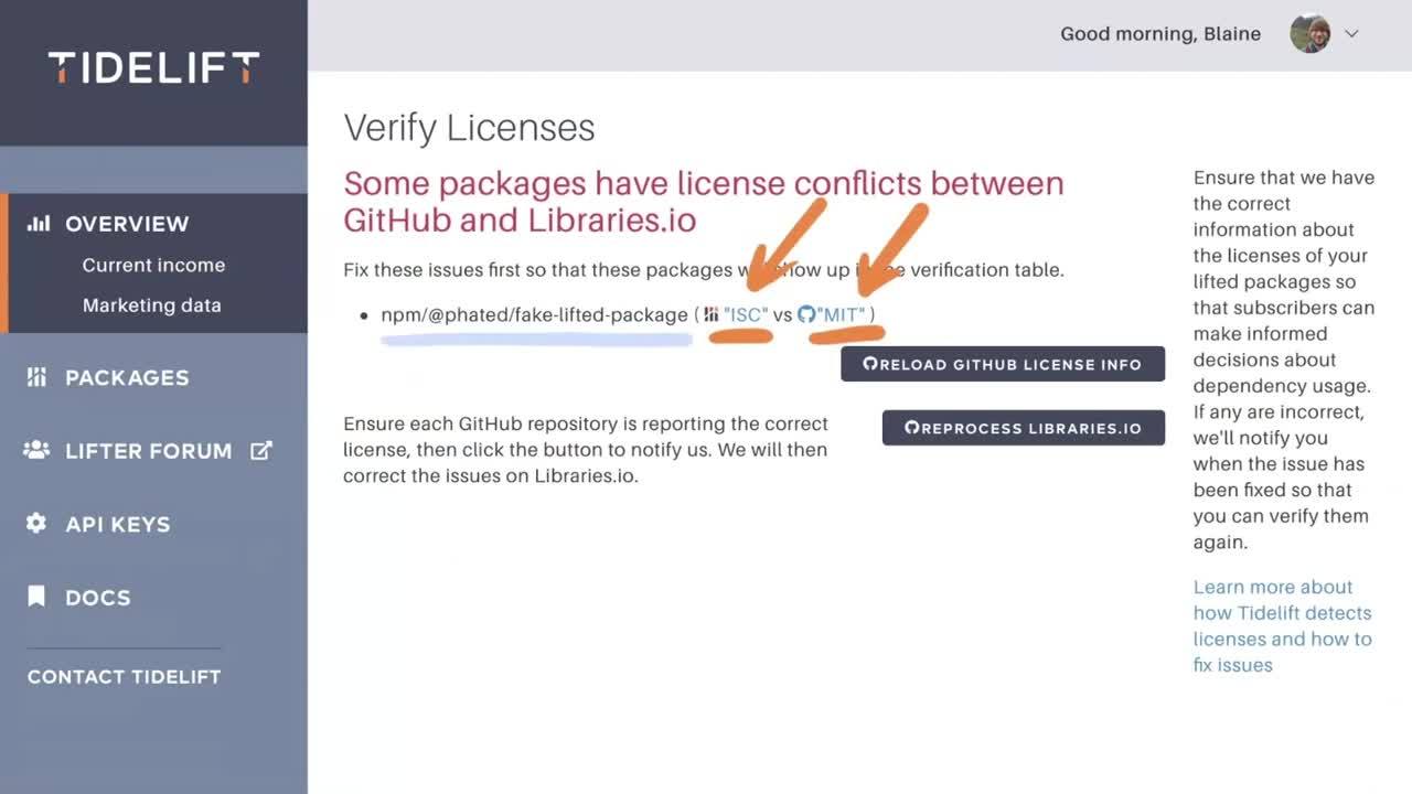 Resolve License Conflicts