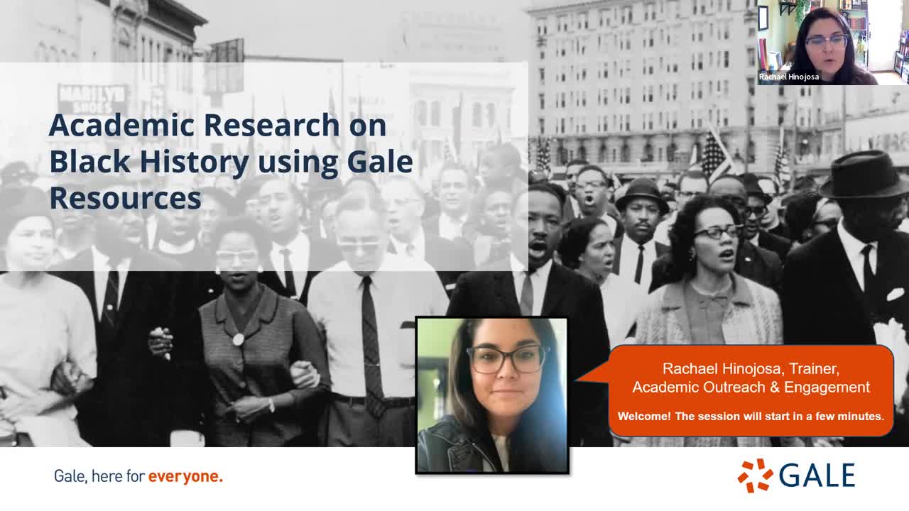 Academic Research on Black History using Gale Resources - For Higher Ed Users