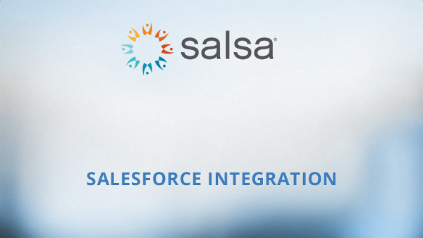SalsaEngage-Salesforce-Integration