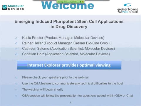 Emerging Induced Pluripotent Stem Cell Applications in Drug Discovery
