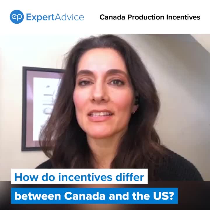 Jennifer Liscio from Entertainment Partners explains the difference between US and Canadian production incentives
