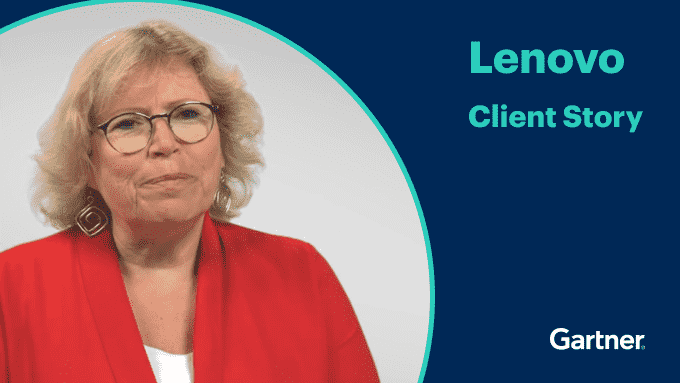 Gartner for Supply Chain Client Testimonial: Renée Ure, Chief Operating Officer at Lenovo