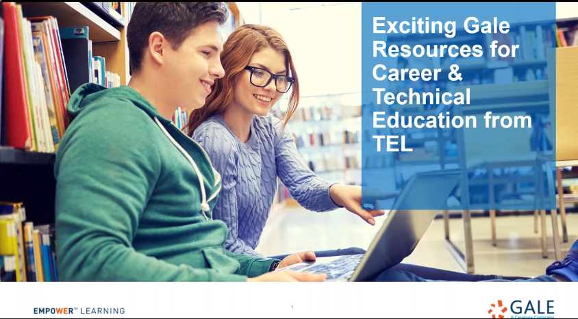 Exciting Gale Resources for Career & Technical Education from TEL