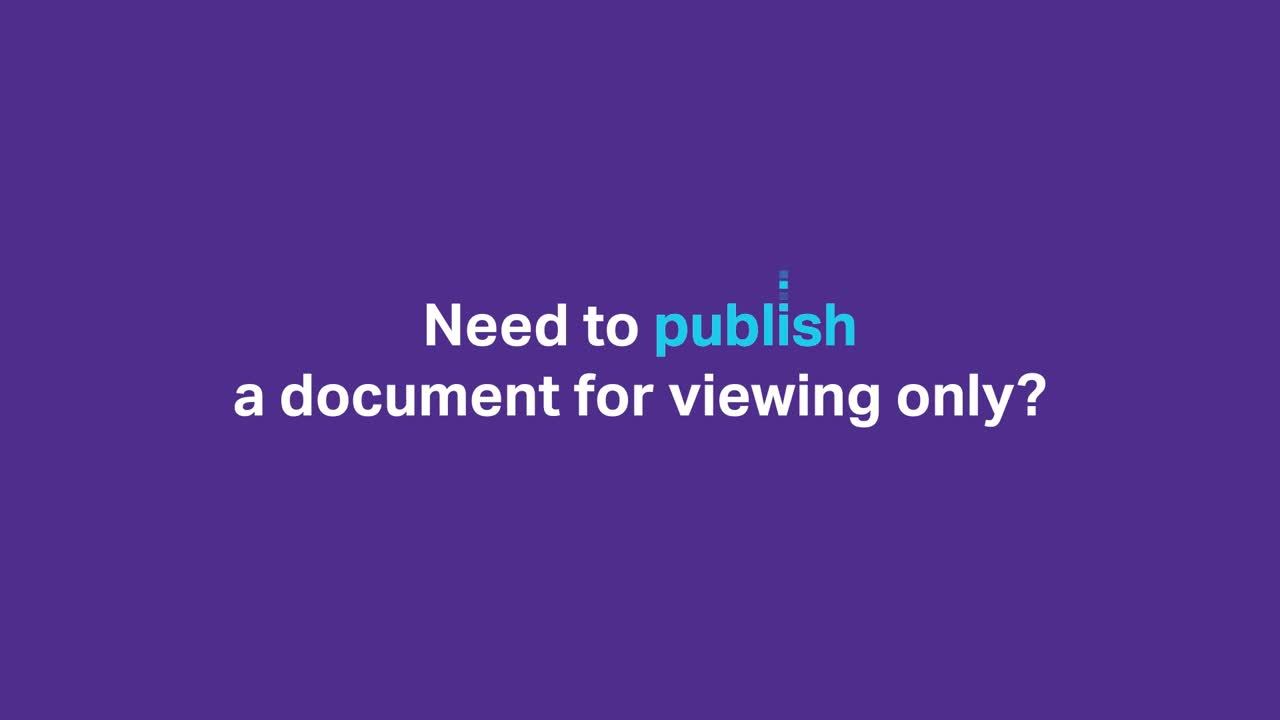 Document publishing