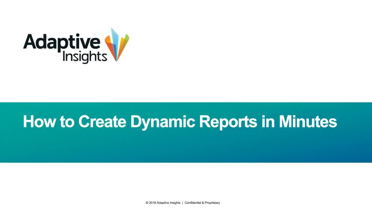 Screenshot for How to Create Dynamic Reports in Minutes with OfficeConnect