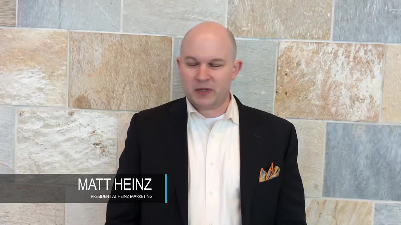 Customer: Testimonial Matt Heinz