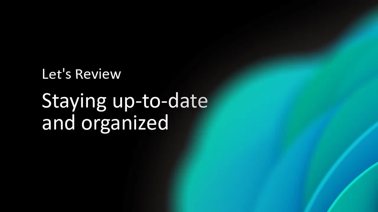 Video: staying organized and up-to-date to find relevant research in your field