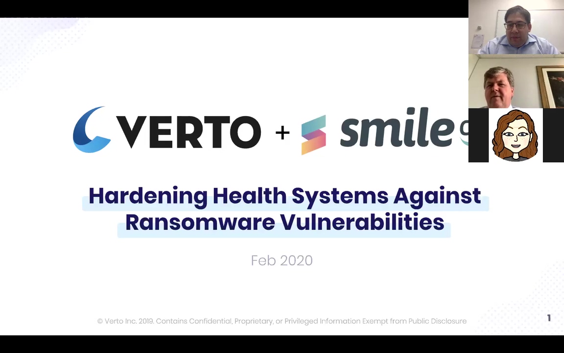 Verto & Smile CDR - Hardening Health Systems Against Ransomware Vulnerabilities-1