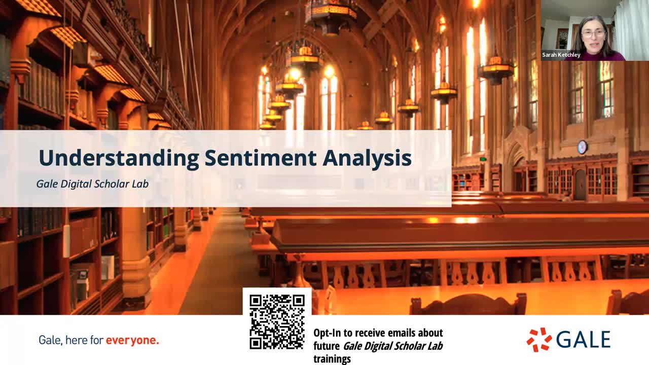 Gale Digital Scholar Lab: Understanding Sentiment Analysis