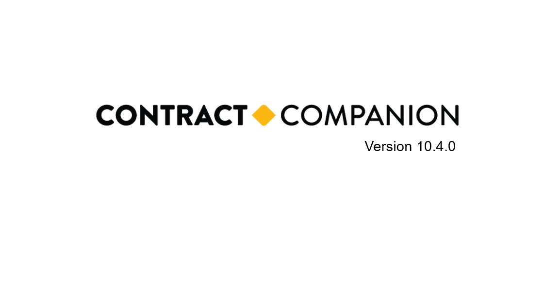 Q3 2019 Contract Companion Update Video