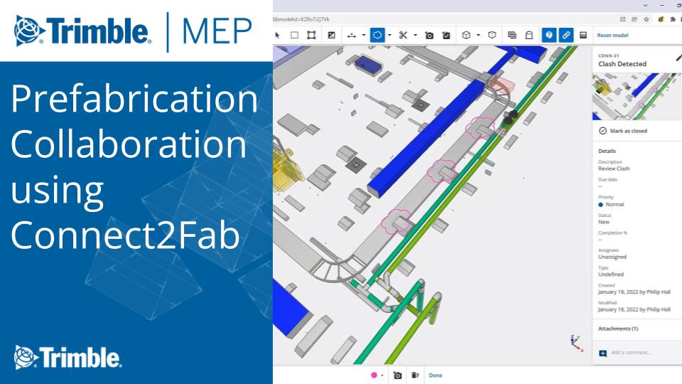 Prefabrication Collaboration using Connect2Fab for BIM Coordinators, Field Foremen, and Shop Manager