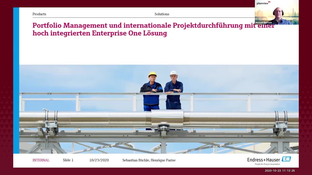 Portfolio Management und internationale Projektdurchführung mit einer hoch integrierten Enterprise One Lösung