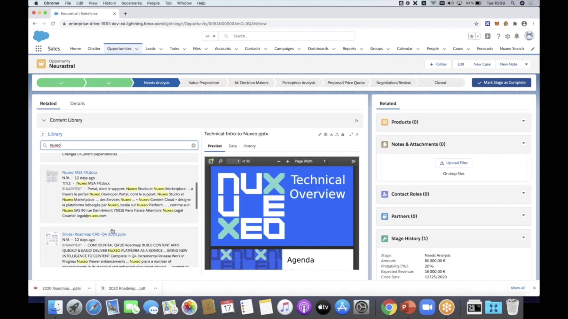 Nuxeo's Salesforce for DAM and ECM connector enables efficient content management and digital asset management directly within the SFDC interface.
