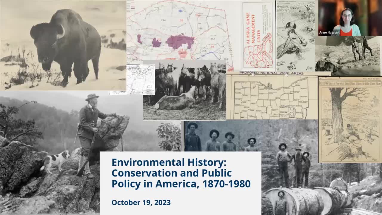 Environmental History: Conservation and Public Policy in America, 1870-1980 – Overview