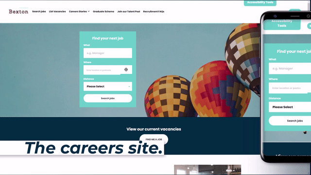 Super-charged careers website and candidate experience video