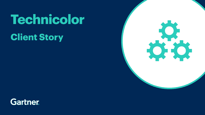 Gartner for Supply Chain Client Testimonial: Jean-Francois Fleury, Senior VP of Global Operations and Supply Chain at Technicolor