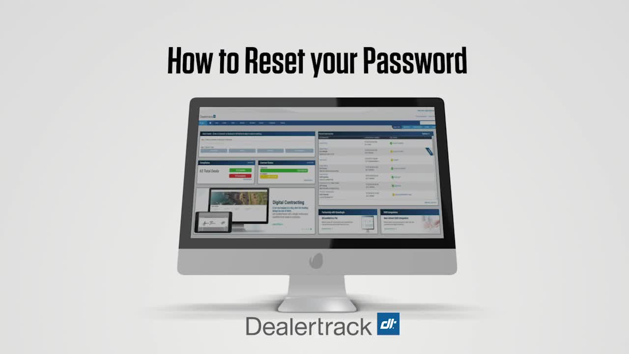 Reset Your Dealertrack Password or Login ID