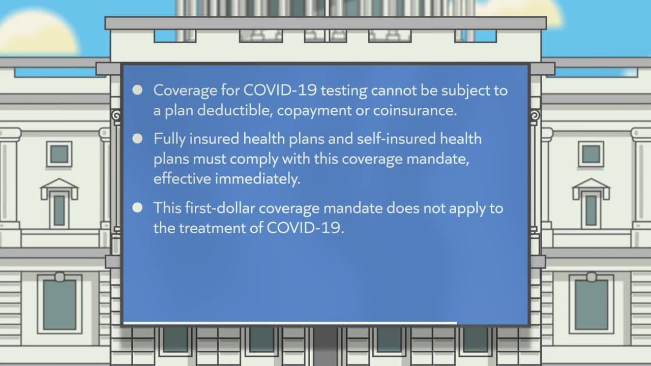 Health Plans Must Cover COVID-19 Testing at No Charge
