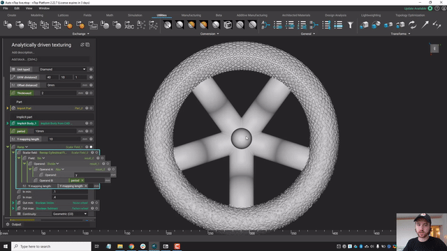 video: Procedural 3D textures on automotive steering wheels