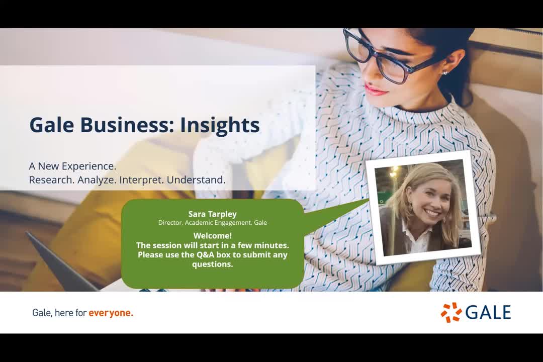 Gale Business: Insights - For Higher Ed Users