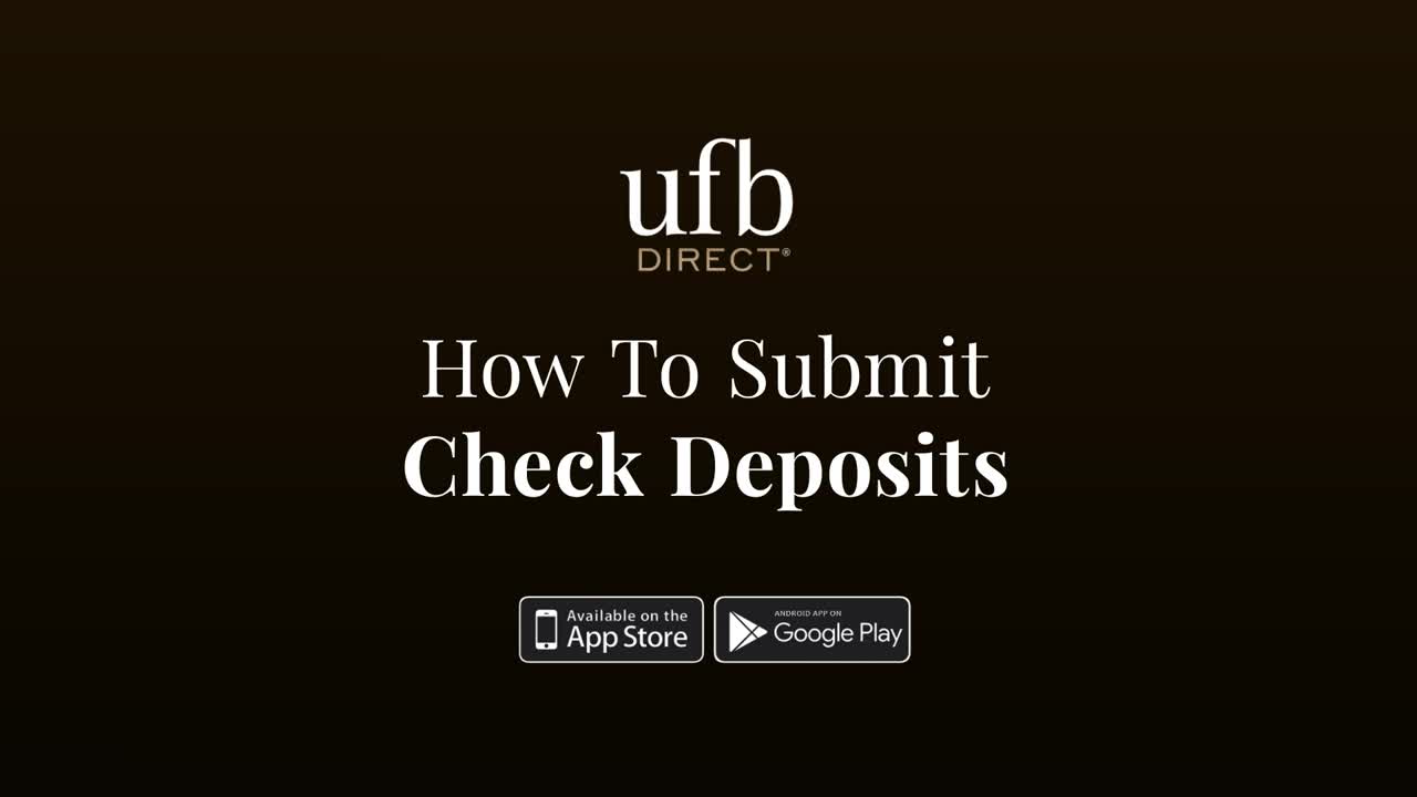 How To Submit Check Deposits, play video