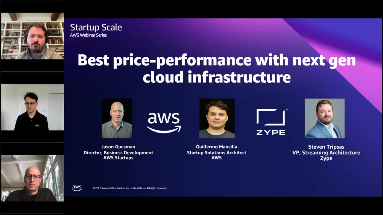 AWS Startup Scale: Best price-performance, with next-gen cloud infrastructure