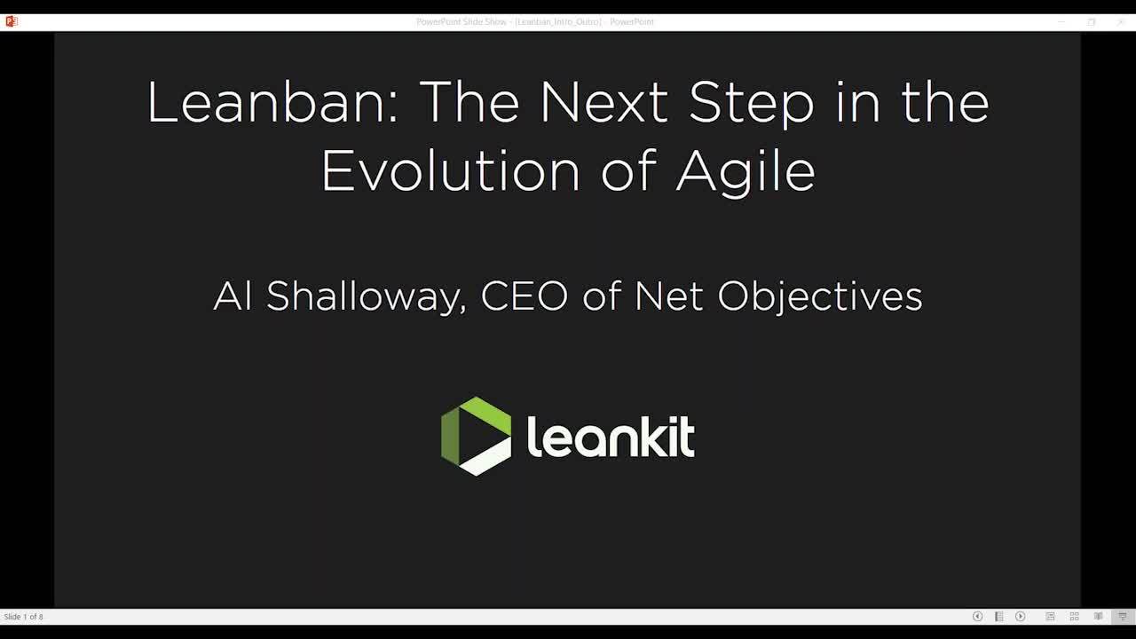 Video: Leanban: The Next Step in the Evolution of Agile