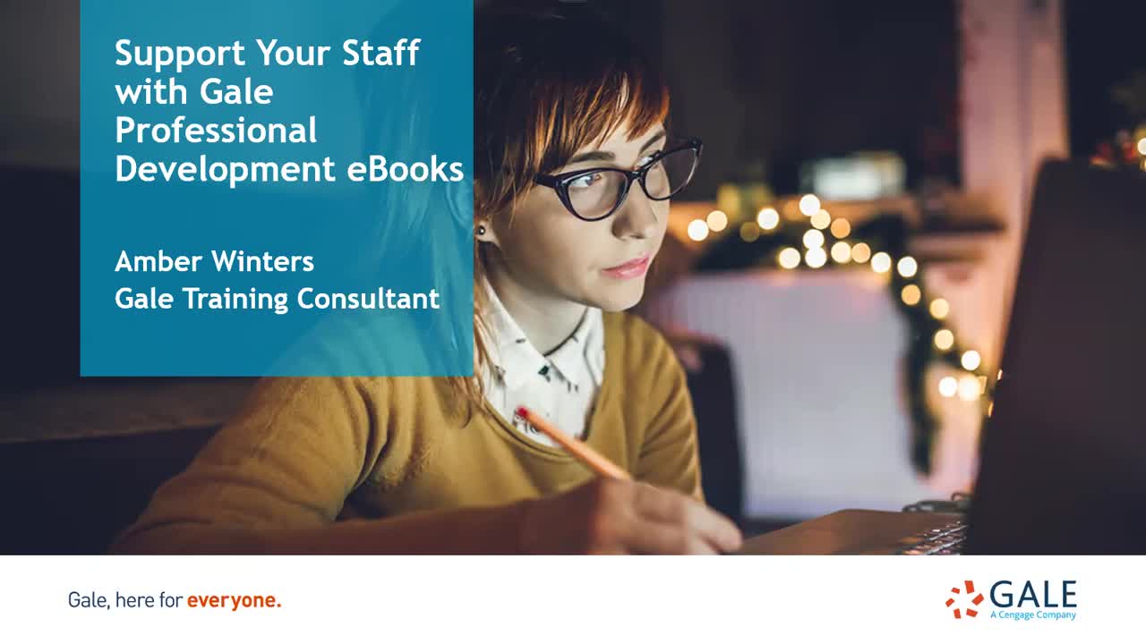 Support Your Staff with Gale Professional Development eBooks